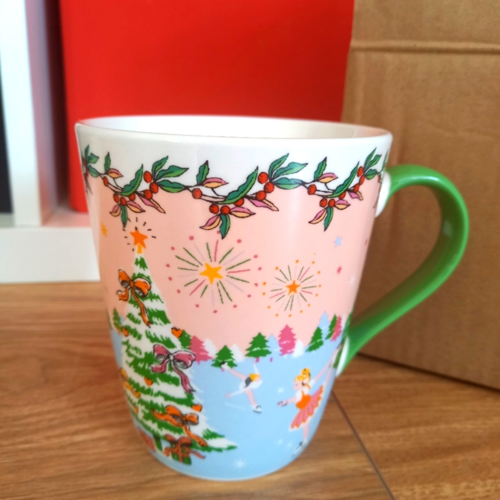 3 Cath kidston Christmas mug cup NEW - Picture 1 of 8